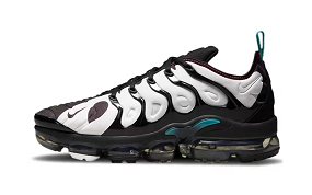 2021 Nike Air VaporMax Plus White Black Blue Running Shoes - Click Image to Close